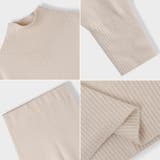 セットアップ ニットセットアップ ハイネックフレアパンツ上下セット | COCOMOMO | 詳細画像21