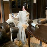 セットアップ ニットセットアップ ハイネックフレアパンツ上下セット | COCOMOMO | 詳細画像6