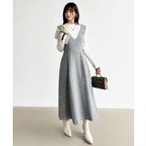 ジャンパースカート Vネックワンピース ワンピース | COCOMOMO | 詳細画像11