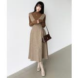 ジャンパースカート Vネックワンピース ワンピース | COCOMOMO | 詳細画像14