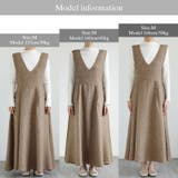 ジャンパースカート Vネックワンピース ワンピース | COCOMOMO | 詳細画像31