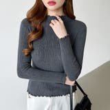 ハイネックリブカットソー ストレッチカットソー メロウハイネック | COCOMOMO | 詳細画像34 