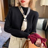 裏起毛 ハイネックニット ふわもちニット | COCOMOMO | 詳細画像8 