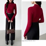 裏起毛 ハイネックニット ふわもちニット | COCOMOMO | 詳細画像19 