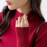 裏起毛 ハイネックニット ふわもちニット | COCOMOMO | 詳細画像18 