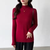 裏起毛 ハイネックニット ふわもちニット | COCOMOMO | 詳細画像21 