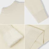 裏起毛 ハイネックニット ふわもちニット | COCOMOMO | 詳細画像32 