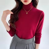 タートルネック ニット きれいめニットトップス | COCOMOMO | 詳細画像2