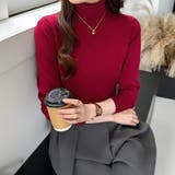 タートルネック ニット きれいめニットトップス | COCOMOMO | 詳細画像3