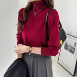 タートルネック ニット きれいめニットトップス | COCOMOMO | 詳細画像4