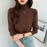 タートルネック ニット きれいめニットトップス | COCOMOMO | 詳細画像6