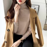 タートルネック ニット きれいめニットトップス | COCOMOMO | 詳細画像9