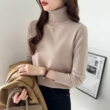 タートルネック ニット きれいめニットトップス | COCOMOMO | 詳細画像10