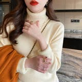 ヤク風タートルネックニット 裏起毛ニット セーター | COCOMOMO | 詳細画像3