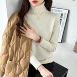 タートルネック ニット きれいめニットトップス | COCOMOMO | 詳細画像13