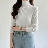 タートルネック ニット きれいめニットトップス | COCOMOMO | 詳細画像26