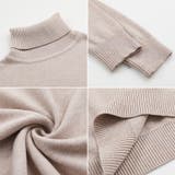 タートルネック ニット きれいめニットトップス | COCOMOMO | 詳細画像30