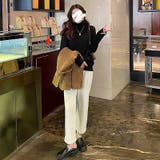 裏起毛 タートルネック ふわもちニット | COCOMOMO | 詳細画像38 