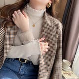 裏起毛ハイネックニット ヤク風もちもちニット セーター | COCOMOMO | 詳細画像6