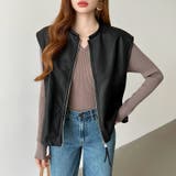 もっちりやわらかヤク風ニット キーネックニット リブニット | COCOMOMO | 詳細画像10