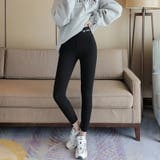 裏起毛 レギンス もこもこ裏起毛レギンスパンツ | COCOMOMO | 詳細画像16