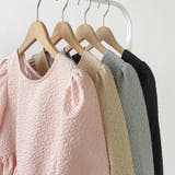 ぺプラムブラウス ふくれジャガード ブラウス | COCOMOMO | 詳細画像20 