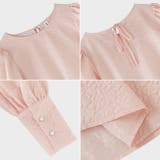 ぺプラムブラウス ふくれジャガード ブラウス | COCOMOMO | 詳細画像21 