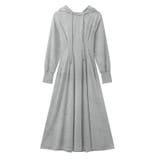 パーカーワンピース スウェットワンピース ウエストシェイプ | COCOMOMO | 詳細画像34 