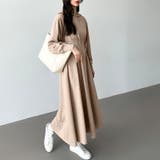 パーカーワンピース スウェットワンピース ウエストシェイプ | COCOMOMO | 詳細画像3 