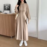 パーカーワンピース スウェットワンピース ウエストシェイプ | COCOMOMO | 詳細画像7 