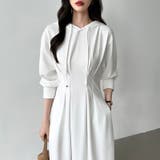 パーカーワンピース スウェットワンピース ウエストシェイプ | COCOMOMO | 詳細画像15 