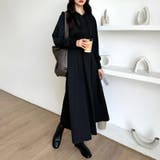 パーカーワンピース スウェットワンピース ウエストシェイプ | COCOMOMO | 詳細画像22 