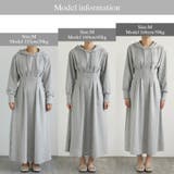 パーカーワンピース スウェットワンピース ウエストシェイプ | COCOMOMO | 詳細画像27 