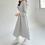 パーカーワンピース スウェットワンピース ウエストシェイプ | COCOMOMO | 詳細画像10 