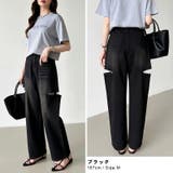 デニムパンツ サイドカットパンツ ダメージデニム | COCOMOMO | 詳細画像31