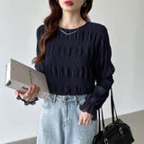 【2026SS新色登場】薄手風コーデが楽しめる シャーリングブラウス シアーブラ… | COCOMOMO | 詳細画像58 