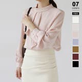 ピンク | ラッフルブラウス シフォンブラウス ブラウス | COCOMOMO
