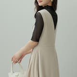 シアートップス 五分袖 フリルハイネック | COCOMOMO | 詳細画像10