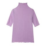 シアートップス 五分袖 フリルハイネック | COCOMOMO | 詳細画像29