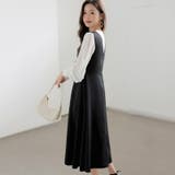 ジャンパースカート ワンピース ジャンスカワンピース | COCOMOMO | 詳細画像16