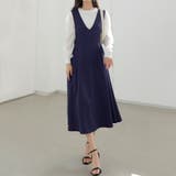 ジャンパースカート ワンピース ジャンスカワンピース | COCOMOMO | 詳細画像18