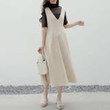 ジャンパースカート ワンピース ジャンスカワンピース | COCOMOMO | 詳細画像3