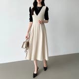 ジャンパースカート ワンピース ジャンスカワンピース | COCOMOMO | 詳細画像9