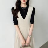 ジャンパースカート ワンピース ジャンスカワンピース | COCOMOMO | 詳細画像12