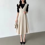 ジャンパースカート ワンピース ジャンスカワンピース | COCOMOMO | 詳細画像8