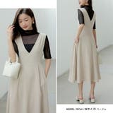 ジャンパースカート ワンピース ジャンスカワンピース | COCOMOMO | 詳細画像5