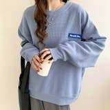 ワッフルロンt ロゴトレーナー オーバーサイズ | COCOMOMO | 詳細画像15