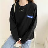 ワッフルロンt ロゴトレーナー オーバーサイズ | COCOMOMO | 詳細画像21