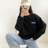 ワッフルロンt ロゴトレーナー オーバーサイズ | COCOMOMO | 詳細画像23