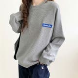 ワッフルロンt ロゴトレーナー オーバーサイズ | COCOMOMO | 詳細画像4